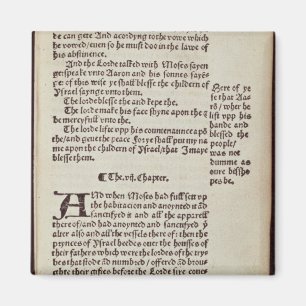 Old Testament text page Magnet