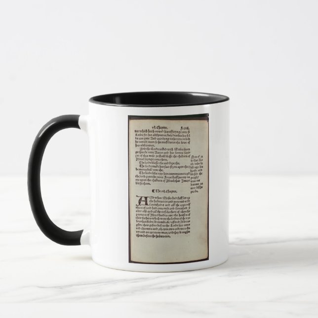 Old Testament text page Mug (Left)