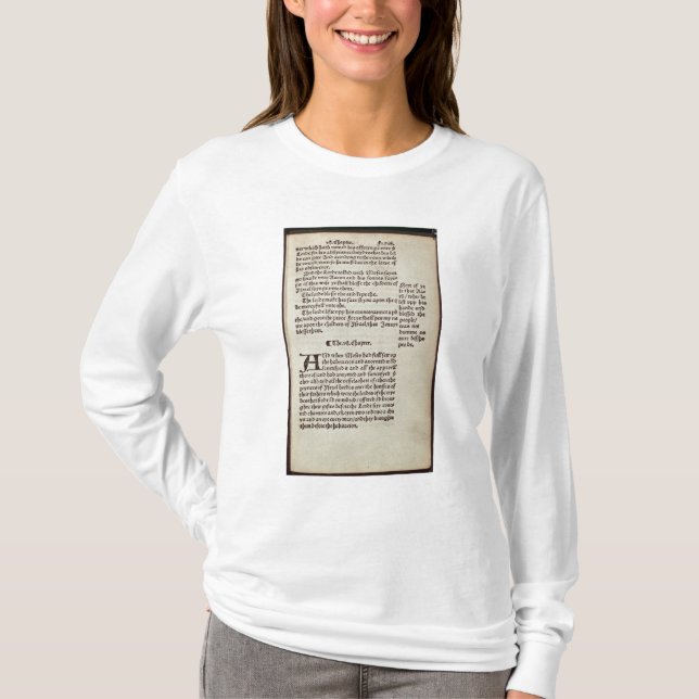 Old Testament text page T-Shirt (Front)