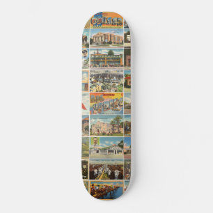 Old Texas Postcards Skateboard