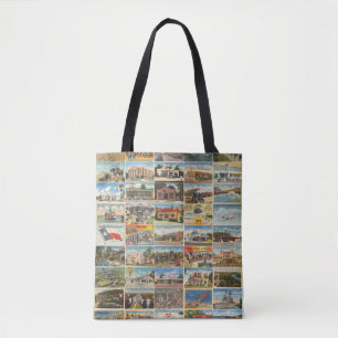 Old Texas Postcards Tote Bag