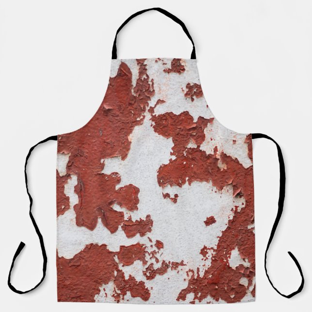 Old texture background cracked concrete vintage wa apron (Front)