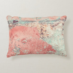 Old textured concrete wall with natural defects. S Decorative Cushion