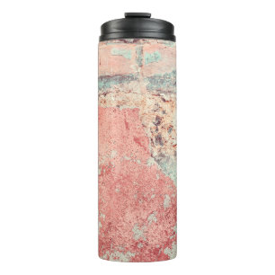 Old textured concrete wall with natural defects. S Thermal Tumbler