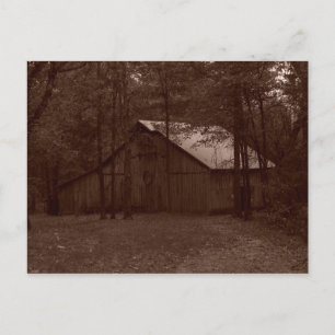 Old Time Barn Postcard