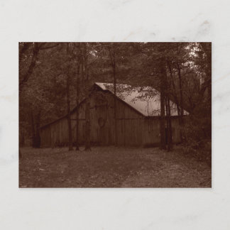 Old Time Barn Postcard