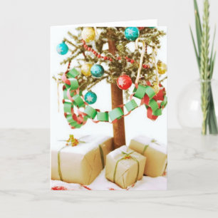 Old Time Christmas Tree Cards and Stickers