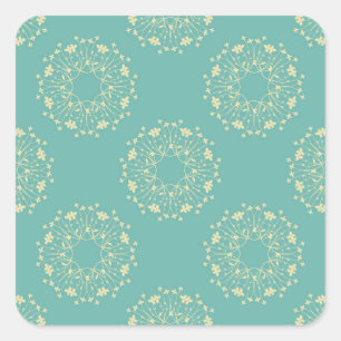 old time flowers stickers