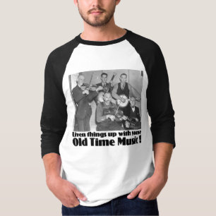 Old Time Music Men's Long Sleeve Raglan T-Shirt