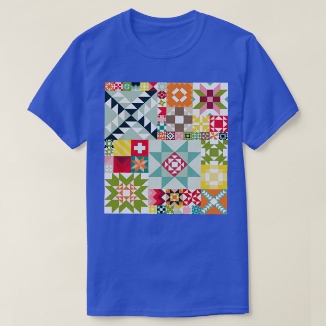 Old Time Quilt T-Shirt (Design Front)