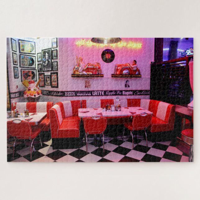 old time restaurant puzzle (Horizontal)