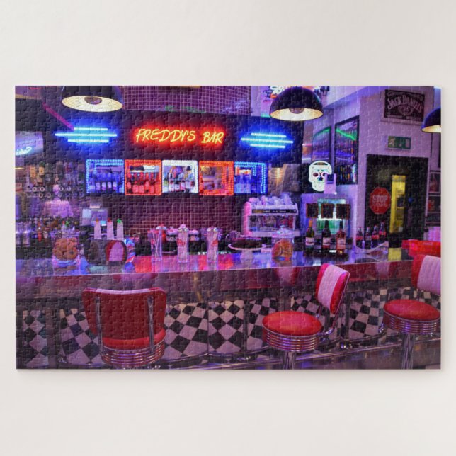 old time restaurant puzzle (Horizontal)