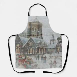 Old Time Santa Apron