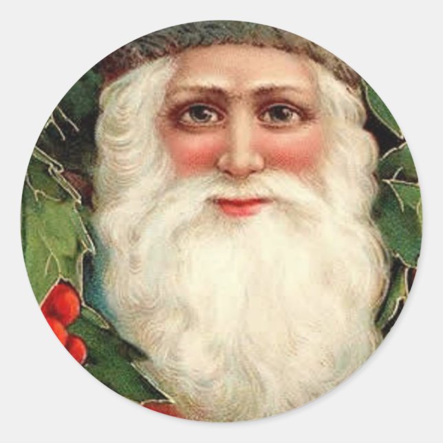 Old Time Santa - Sticker (Front)