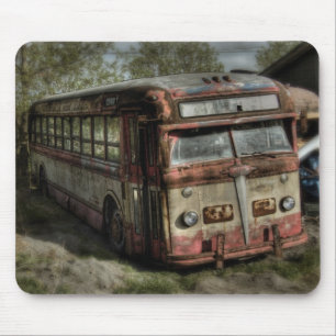 Old Timer Bus Mouse Pad