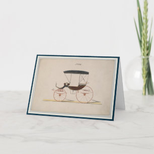 Old Timey Buggy Greeting Card