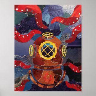 Old-Timey Dive - print