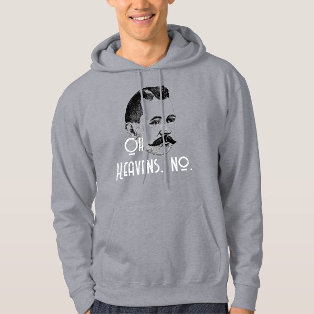 Old Timey Gentleman  Hoodie (Front)