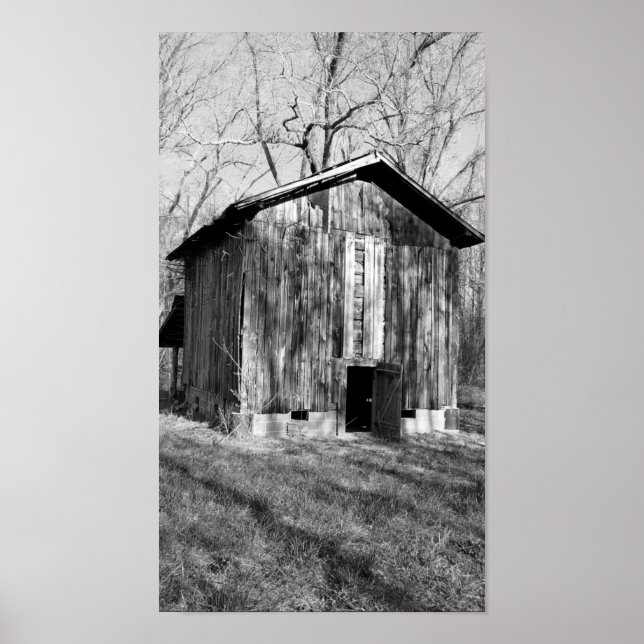Old Tobacco Barn Poster (Front)