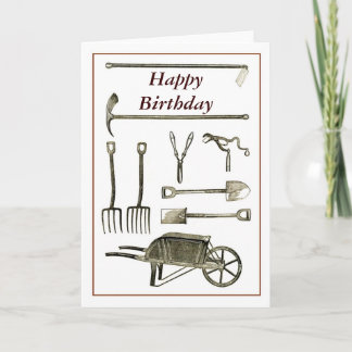Old Tools Card