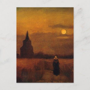 Old Tower In The Fields by Vincent van Gogh Postcard