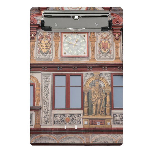 Old Town Building Frescos Mini Clipboard (Front)
