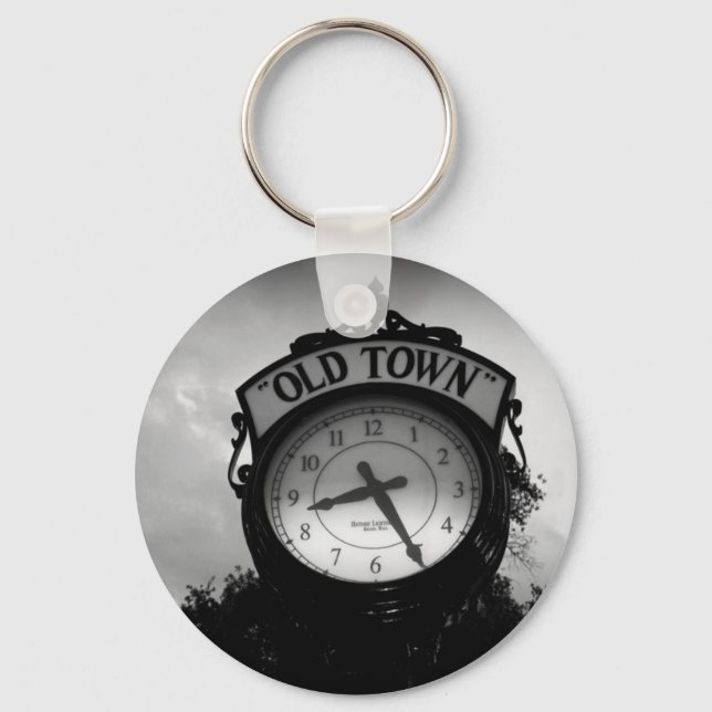 Old Town Clock Key Ring (Front)