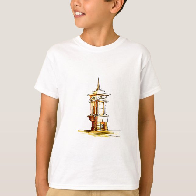 old town . fountain T-Shirt (Front)