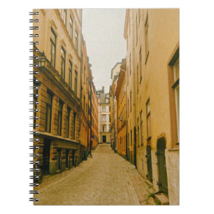 Old Town, Gamla Stan, Stockholm, Sweden Notebook