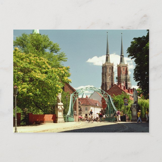 Old Town in Wroclaw Postcard (Front)