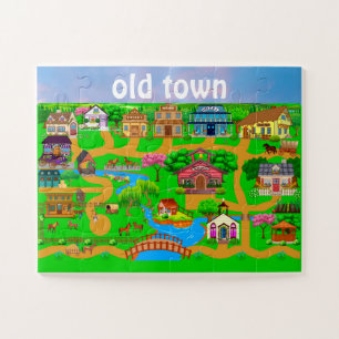 Old Town Jigsaw Puzzle