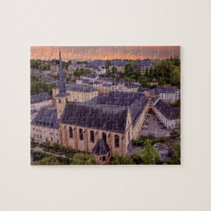 Old Town Luxembourg City Jigsaw Puzzle