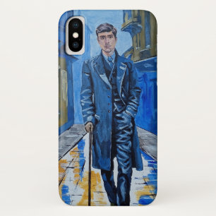 Old town, man, street, cane Case-Mate iPhone case