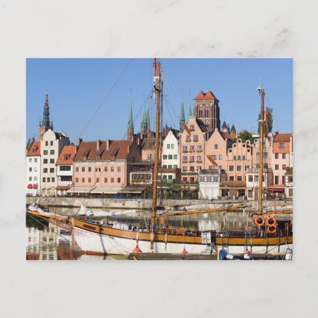 Old Town of Gdansk in Poland Postcard (Front)