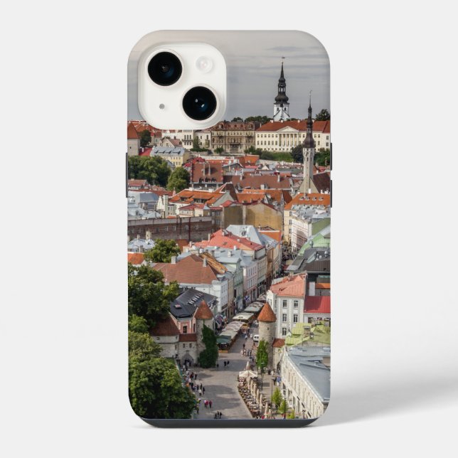 Old Town of Tallinn Estonia iPhone Case (Back)