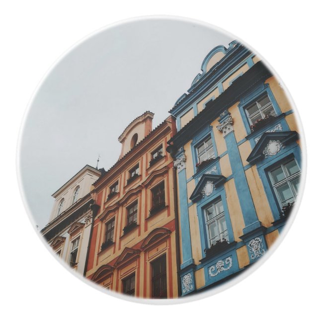 Old Town Prague Ceramic Knob (Front)