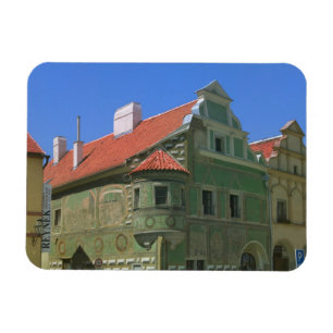 Old town square surrounded by 16th-century 2 magnet