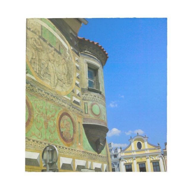 Old town square surrounded by 16th-century notepad (Front)