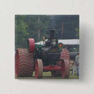 Old Tractor 15 Cm Square Badge
