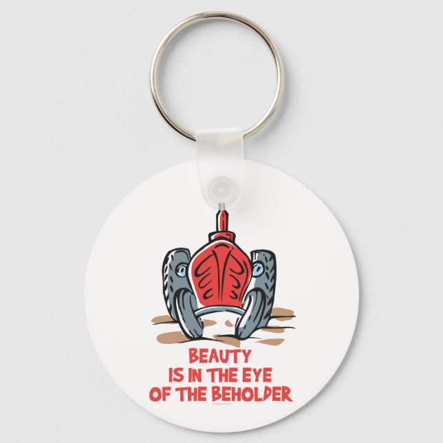 Old Tractor Key Ring (Front)