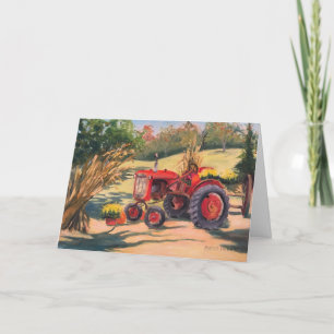 Old Tractor & New Bounty Card