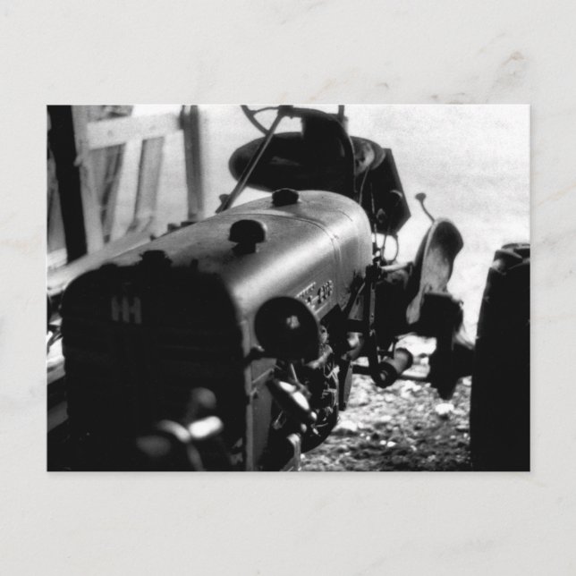 Old Tractor Postcard (Front)