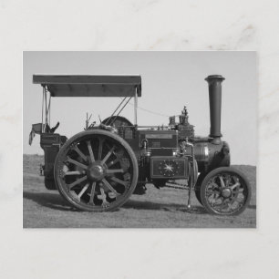 Old Tractor Postcard