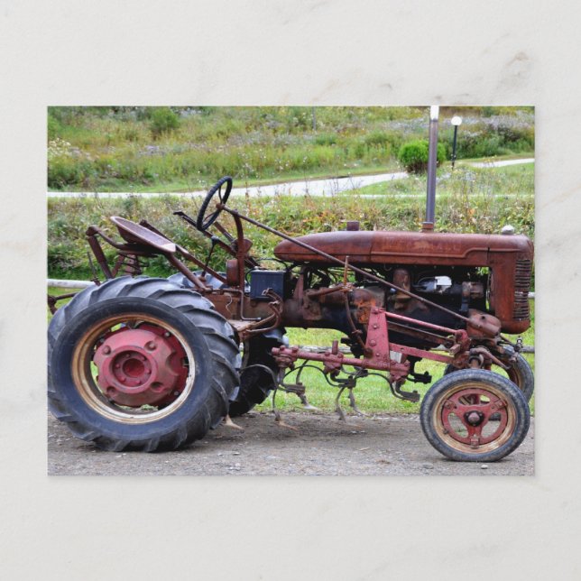 Old Tractor - Postcard (Front)