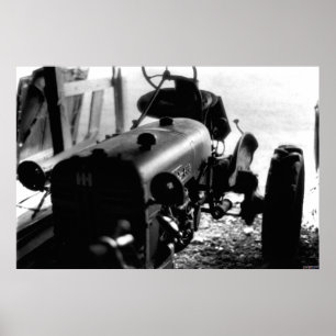 Old Tractor Poster