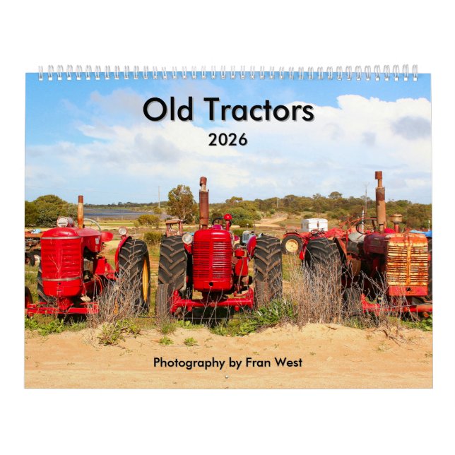 Old Tractors 2026 Calendar (Cover)