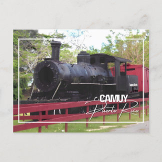 Old train in Camuy Puerto Rico Postcard