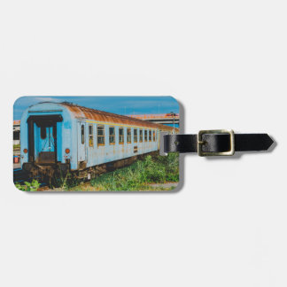 Old train luggage tag
