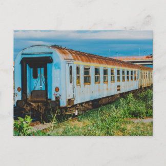 Old train postcard