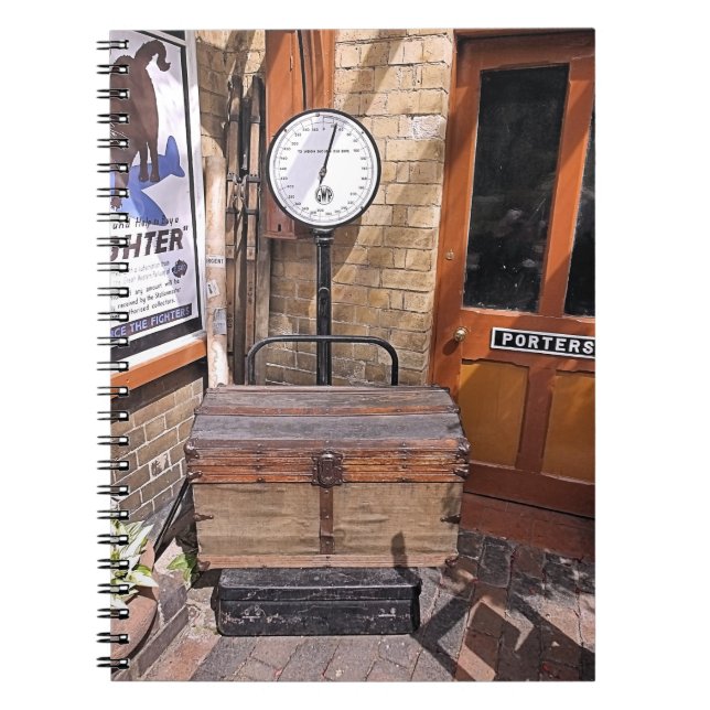 OLD TRAIN STATION NOTEBOOK (Front)